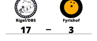 Storförlust för Fyrishof i toppmötet med Rigel/DBS