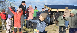 Stort firande med löplopp och korvgrillning