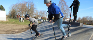 Parken äntligen invigd – i perfekt skejtväder 