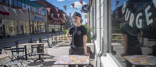 Utemöbler stals från restaurang på gågatan