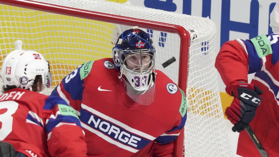 Målvakten Henrik Haukeland och hans Norge hade inte mycket att sätta emot i gruppspelsavslutningen mot Slovakien.