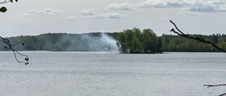 Skogsbrand på ö i sjö – andra gången på några veckor