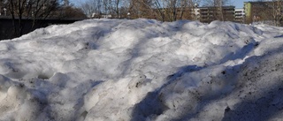 Snöhögen halverad på 14 dagar