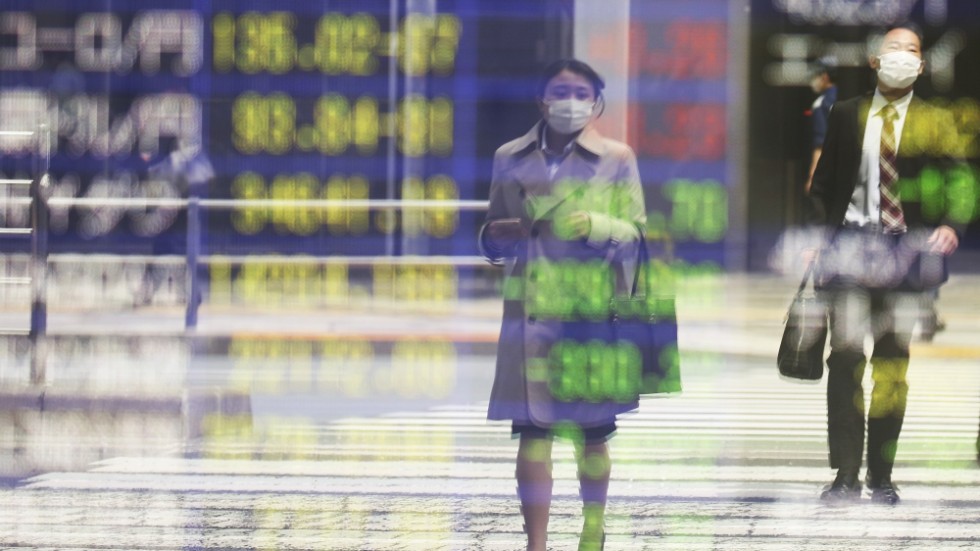 Den något pessimistiska handeln följer efter tisdagskvällens nedgångar på Wall Street. Arkivbild.