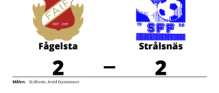 Oavgjort för Fågelsta hemma mot Strålsnäs