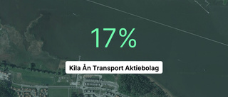 Kila ån transport ökade omsättning med drygt 25 procent