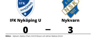 IFK Nyköping U föll hemma mot Nykvarn