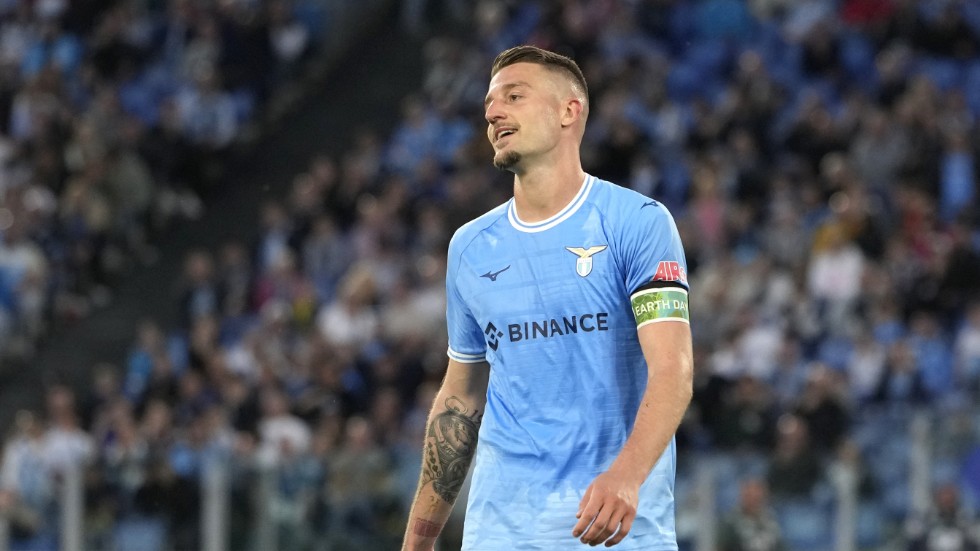 Sergej Milinkovic-Savic, här i Lazios dress, är klar för saudiska al-Hilal. Arkivbild.