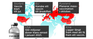 Kamp mot klockan för att bli först med vaccin