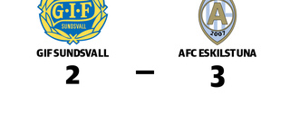 AFC Eskilstuna vann borta mot GIF Sundsvall