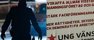 Anmälan: Blev attackerade - när de satte upp affischer