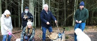 Nya bekantskaper på Ombergs hundpromenader 