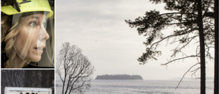 Förrädiskt isläge vid Smurfit Kappas vattenledning