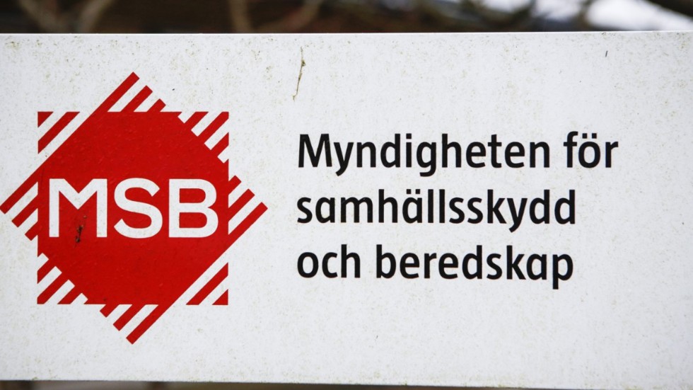 Regeringen vill att MSB ska få 89 miljoner kronor i ökat anslag. Arkivbild.