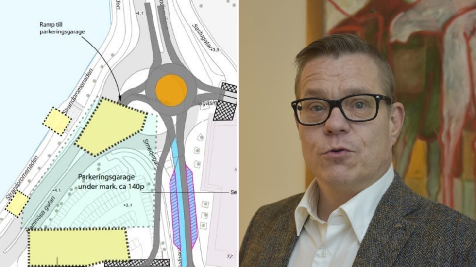 Förslaget om att göra om Trekantens parkering till ett torg och förändra biltrafiken genom centrum måste utredas ytterligare. Anders Josefsson (M) hörde till de skarpaste kritikerna.