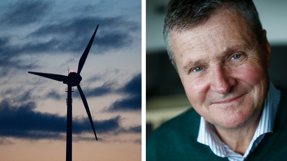 Holmen planerar för 77 vindkraftverk på tre olika platser i närheten av Norrköping och Finspång. Nils Ringborg är talesperson för Holmens vindkraftsprojekt i Östergötland.