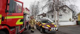 Tvättmaskin orsakade brandlarm