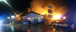 Kraftig brand i pizzeria