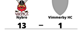 Defensiv genomklappning när Vimmerby HC föll mot Nybro