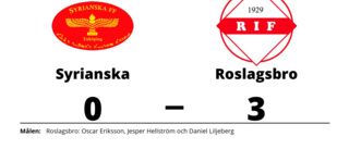 Syrianska föll hemma mot Roslagsbro