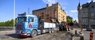 Spårvagnar ersätts med buss på grund av spårarbete