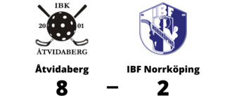 Åtvidaberg tog klar seger mot IBF Norrköping