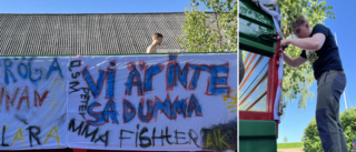 Studentflaken lövas – vi var hos en klass i Vadstena