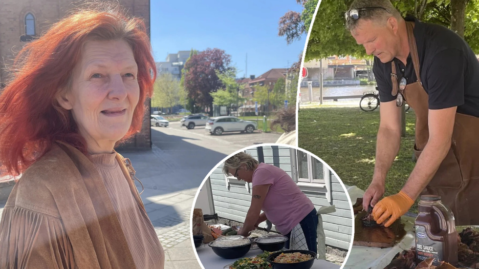 Chriss kom till härbärget av en slump, och blev minst sagt överraskad: "Fantastiskt!" Fler bilder från grillfesten hittar du nedan.