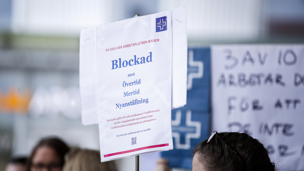 Vårdförbundet utökar strejkvarslet. Arkivbild.