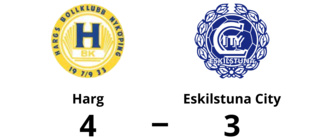 4-3 för Harg mot Eskilstuna City