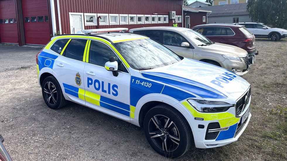 Brandstationen i Tärendö fungerade som ledningscentral för sökinsatsen.