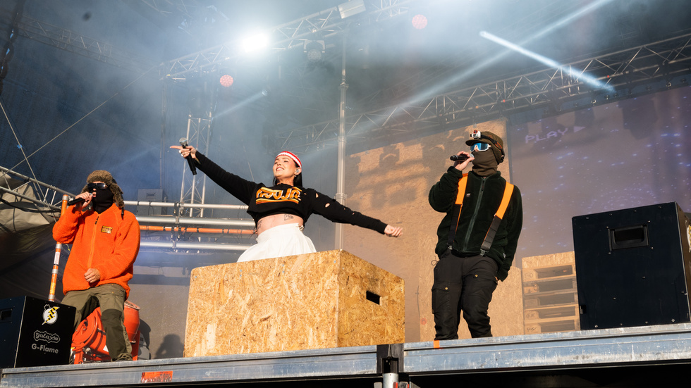Miriam Bryant dök upp som gästartist och satte fart på konserten.