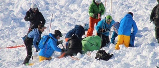 Räddad ur snön i sista minuten