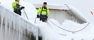 Med snö och värme kommer istappar