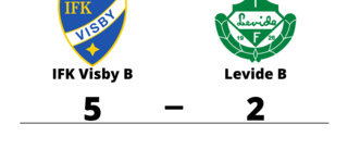 Seger för IFK Visby B på hemmaplan mot Levide B