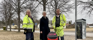 Här byts stans fulaste papperskorg ut mot en ny: "Lite fånigt, men det här ställer jag upp på"