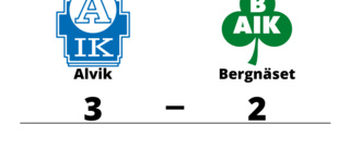 Alvik vann hemma mot Bergnäset