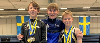 Flera medaljer till duo från Visbygymnasterna