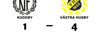 Västra Husby vann tidiga seriefinalen mot Kuddby