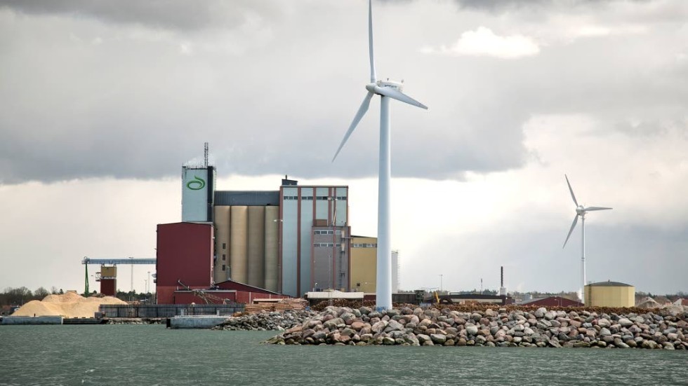 Hamnen i Klintehamn.