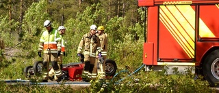 Man allvarligt skadad under bilträff