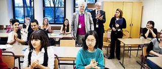 EU-besök på Katedralskolan