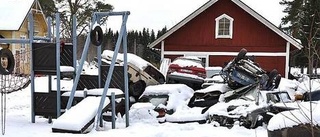 Skrotbilar i Örbyhus på väg bort