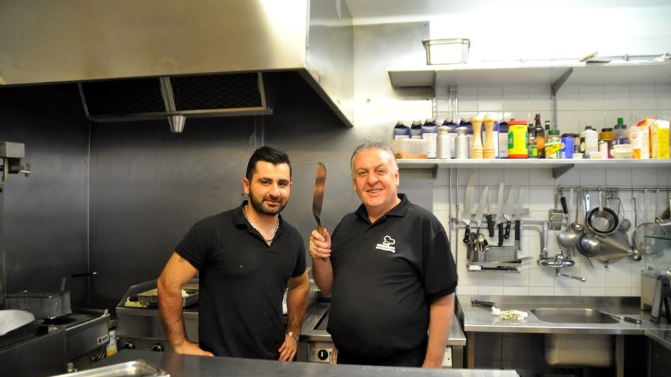 Faraj Hanna och Daoud Daoud hade kniven mot strupen. Foto: Tommy Pettersson