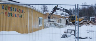 Nu rivs den gamla förskolan