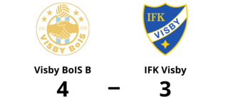 Seger för Visby BoIS B i toppmatchen mot IFK Visby