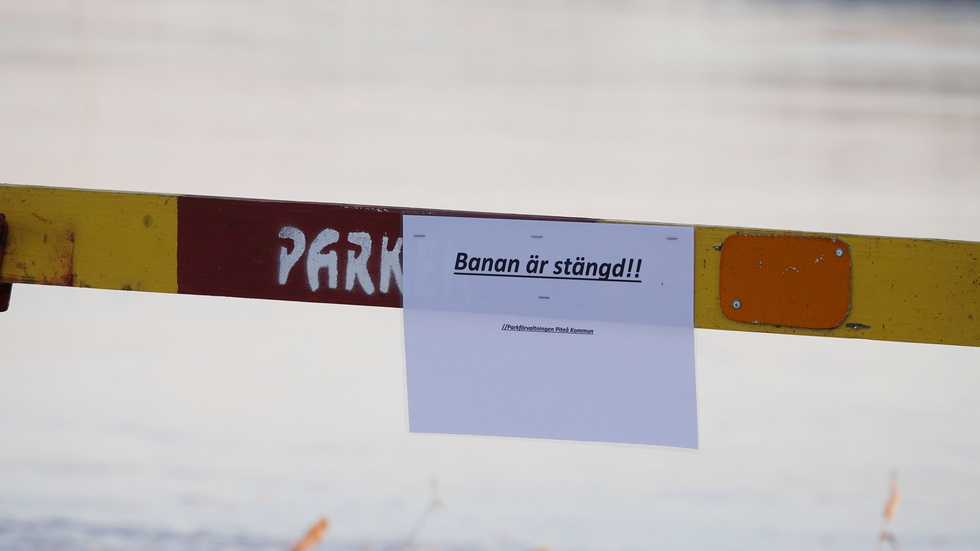 Isbanan var på gång att öppna, men så kom stora mängder snö. (Arkivbild)