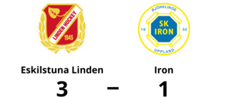 Eskilstuna Linden vann med 3-1 mot Iron