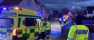 Rökutveckling i garage var brand i gammal ugn