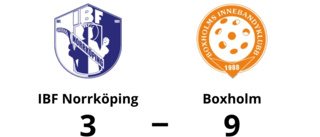 Seger för Boxholm mot IBF Norrköping